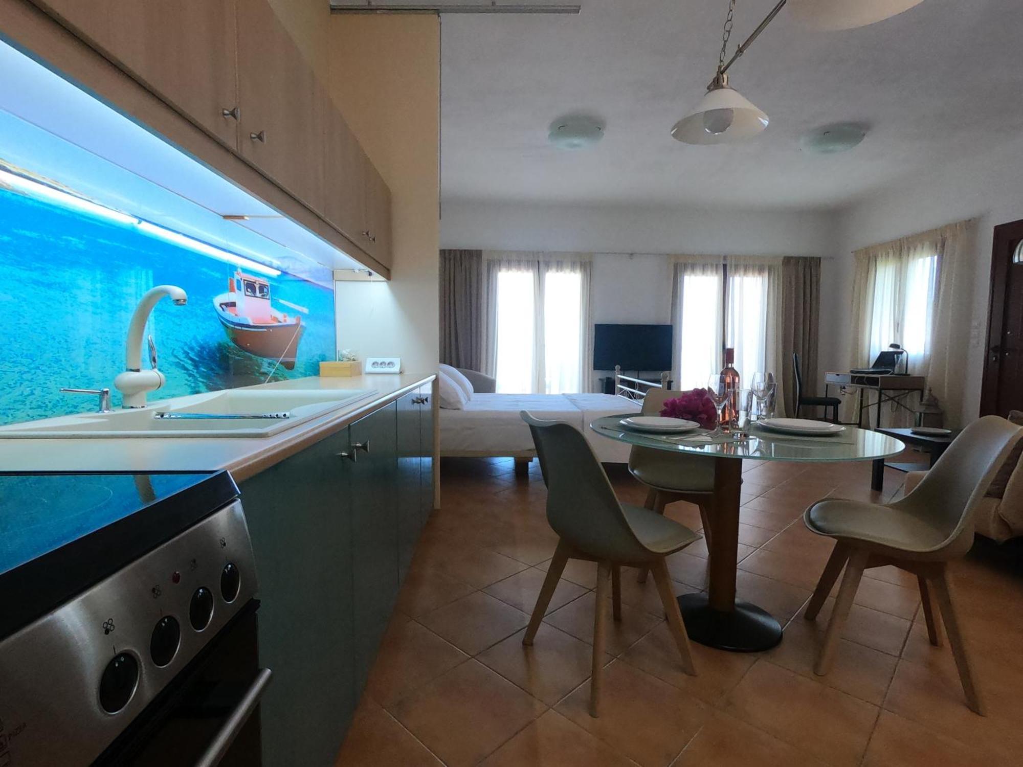 Horizon Studios With Sea View - Free Parking グロッサ エクステリア 写真